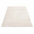 Kurzflor Teppich Designer | Flauschiger Flachflor fürs Wohnzimmer, Esszimmer, Schlafzimmer oder Kinderzimmer | Natur Weiß